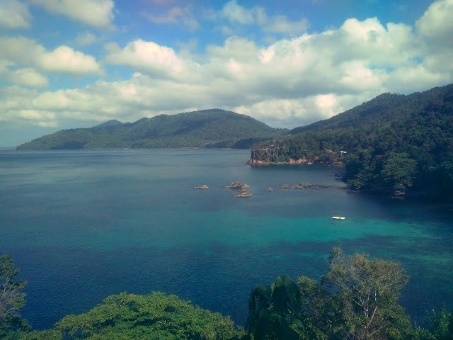The Charm of Sunset & Panorama Beauty in Sarang Cave, Aceh Sabang Indonesia,..