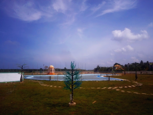 The Beautiful Beauty of the Garden and the Atmosphere of the Sky When TheSunset.Sigli.Aceh Indonesia