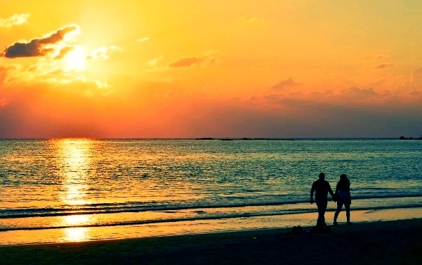 When the sun sets