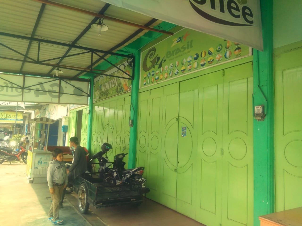 Prevent corona, some Coffee is closed, Aceh Indonesia.