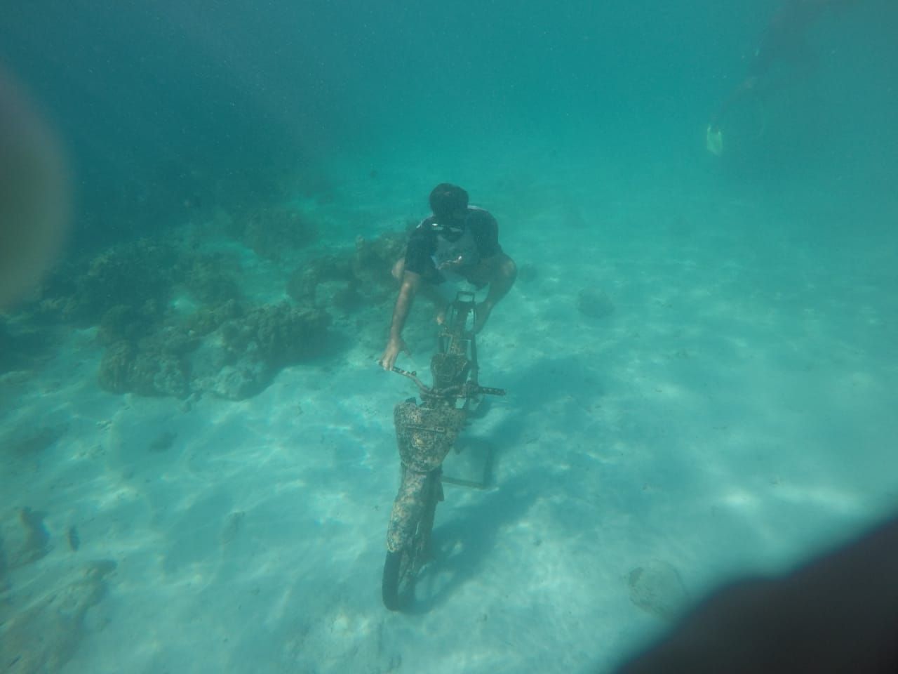 The atmosphere in the water, Iboih Beach Rubia island