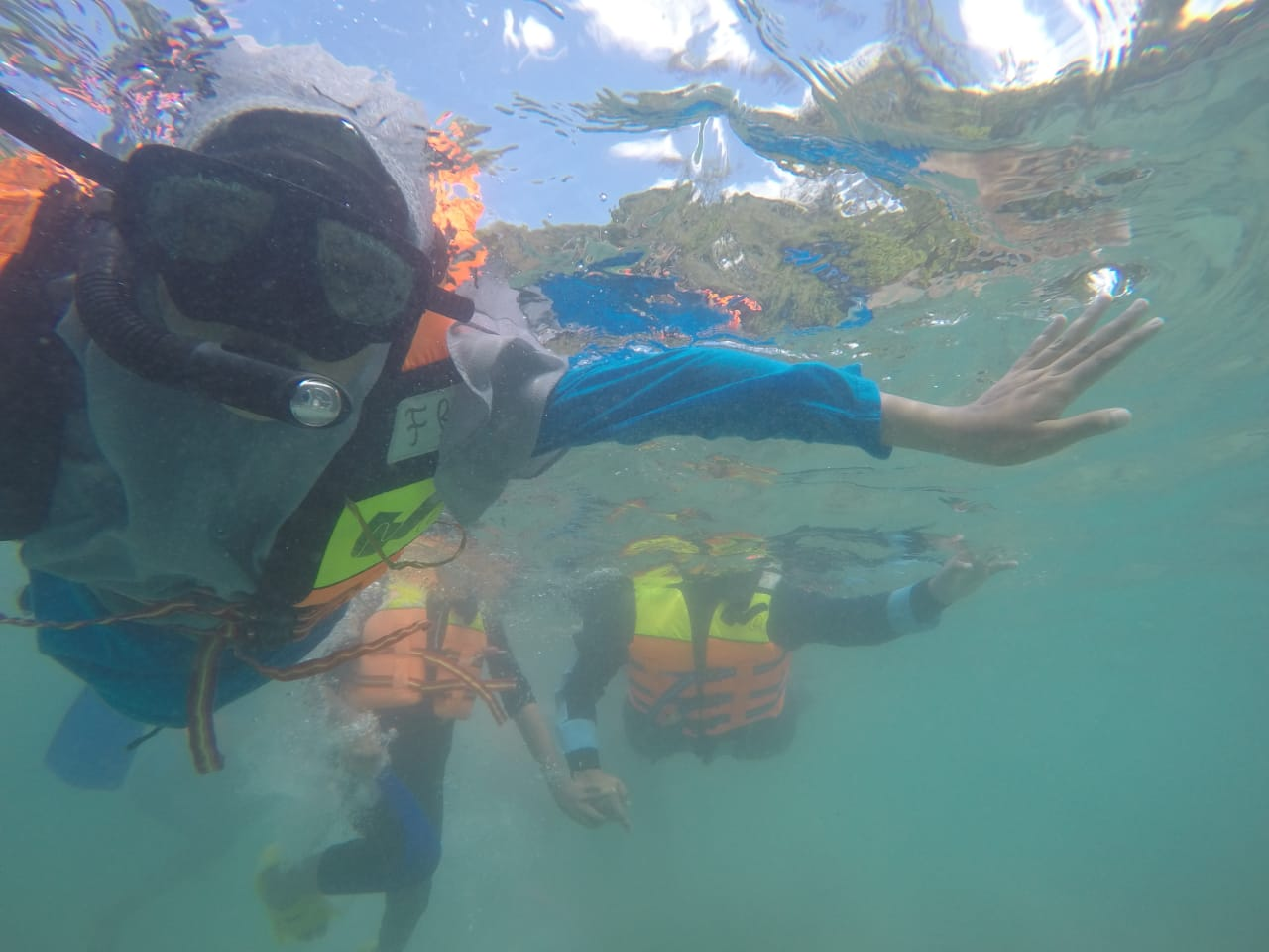 swim in the water at Iboih Beach, Rubia Island,