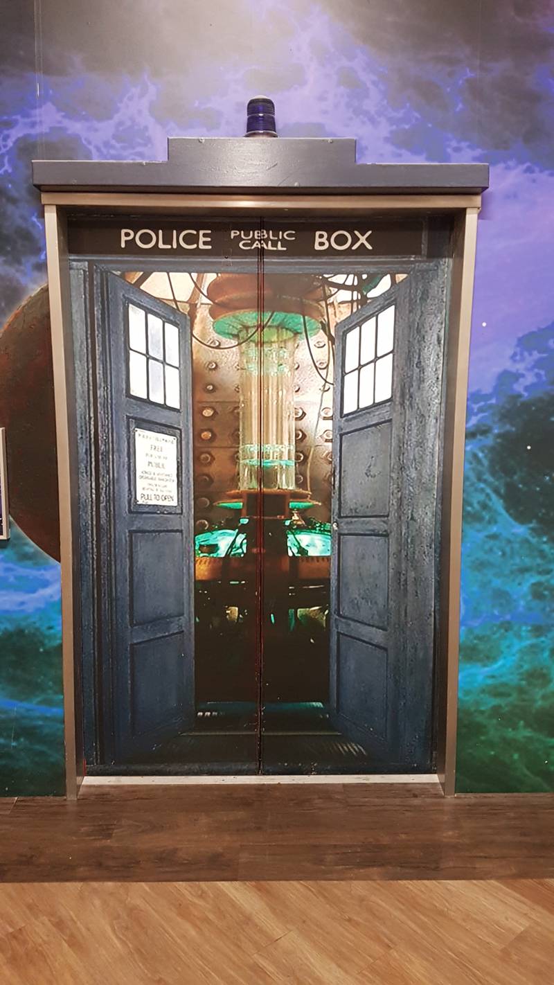Recognise it? It’s the Tardis from Doctor who.
