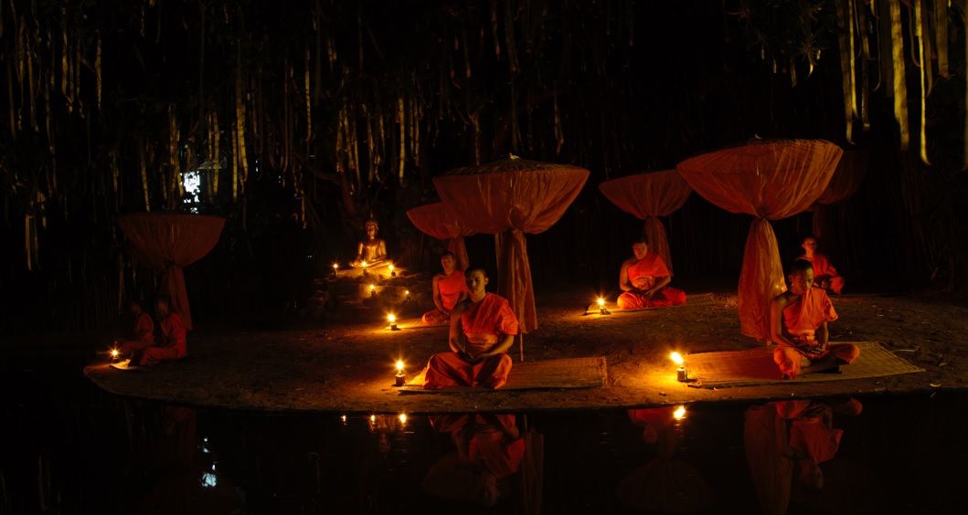 Photoshoot for Postcard at Wat Phan Tao Temple , Chiang Mai , Thailand