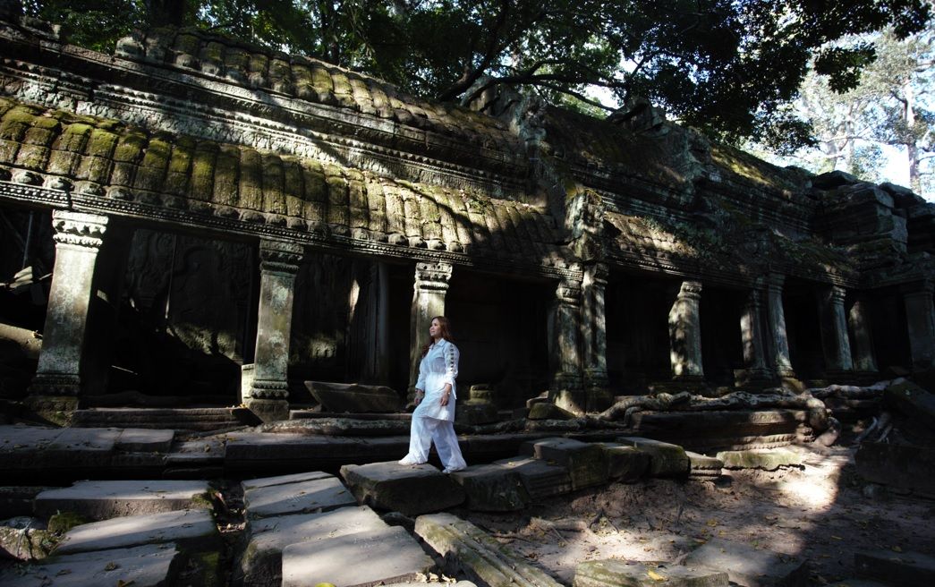 Normie's Photoshoot in some temple at Siem Reap. 