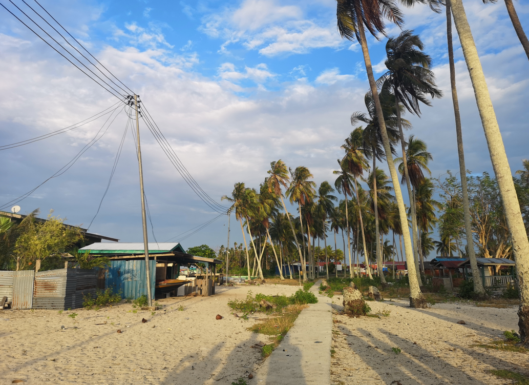 Enjoy walking at the beach