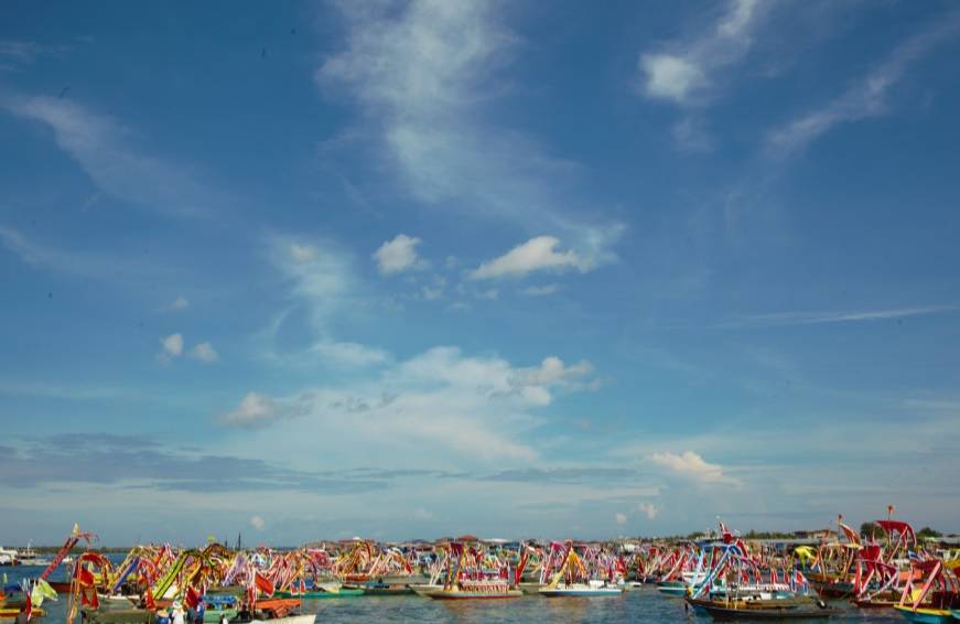 Colorful Regata Lepa Boat Festival In Semporna 