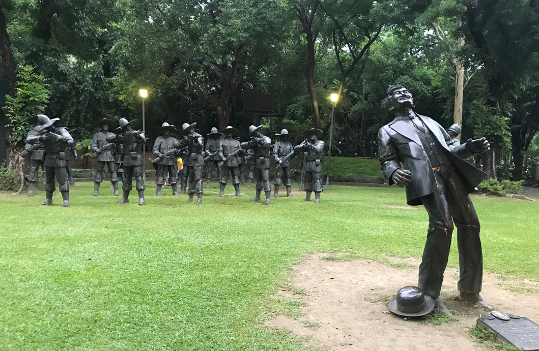 Statue about his execution