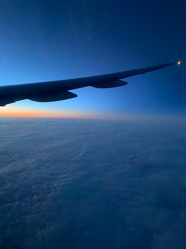 Somewhere in the middle of the Atlantic Ocean