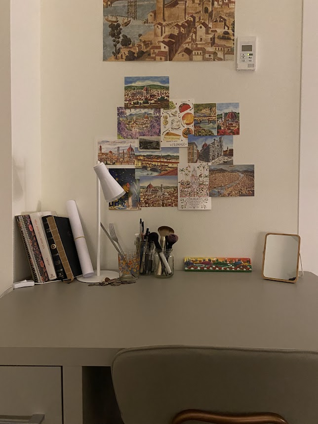 My little desk area *post* decor