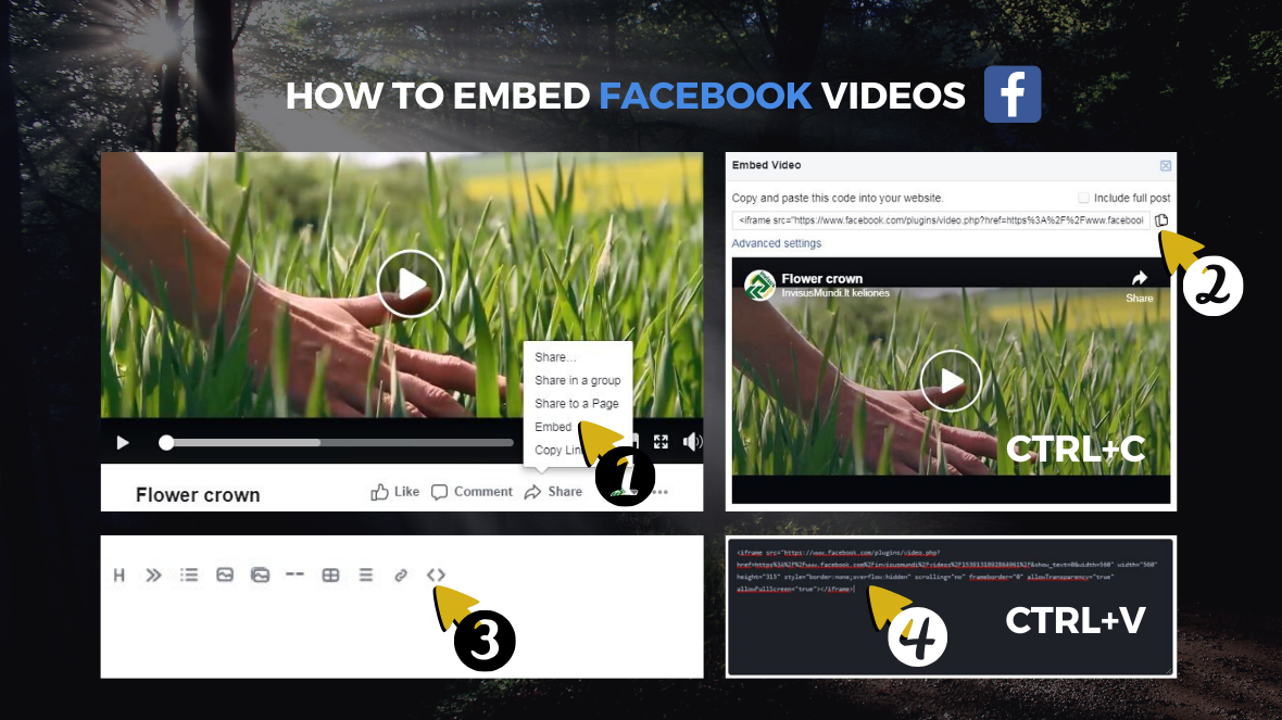 How to embed Facebook videos