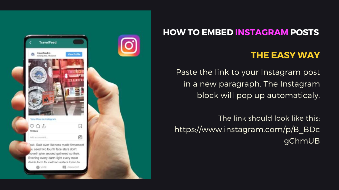 How to embed Instagram posts