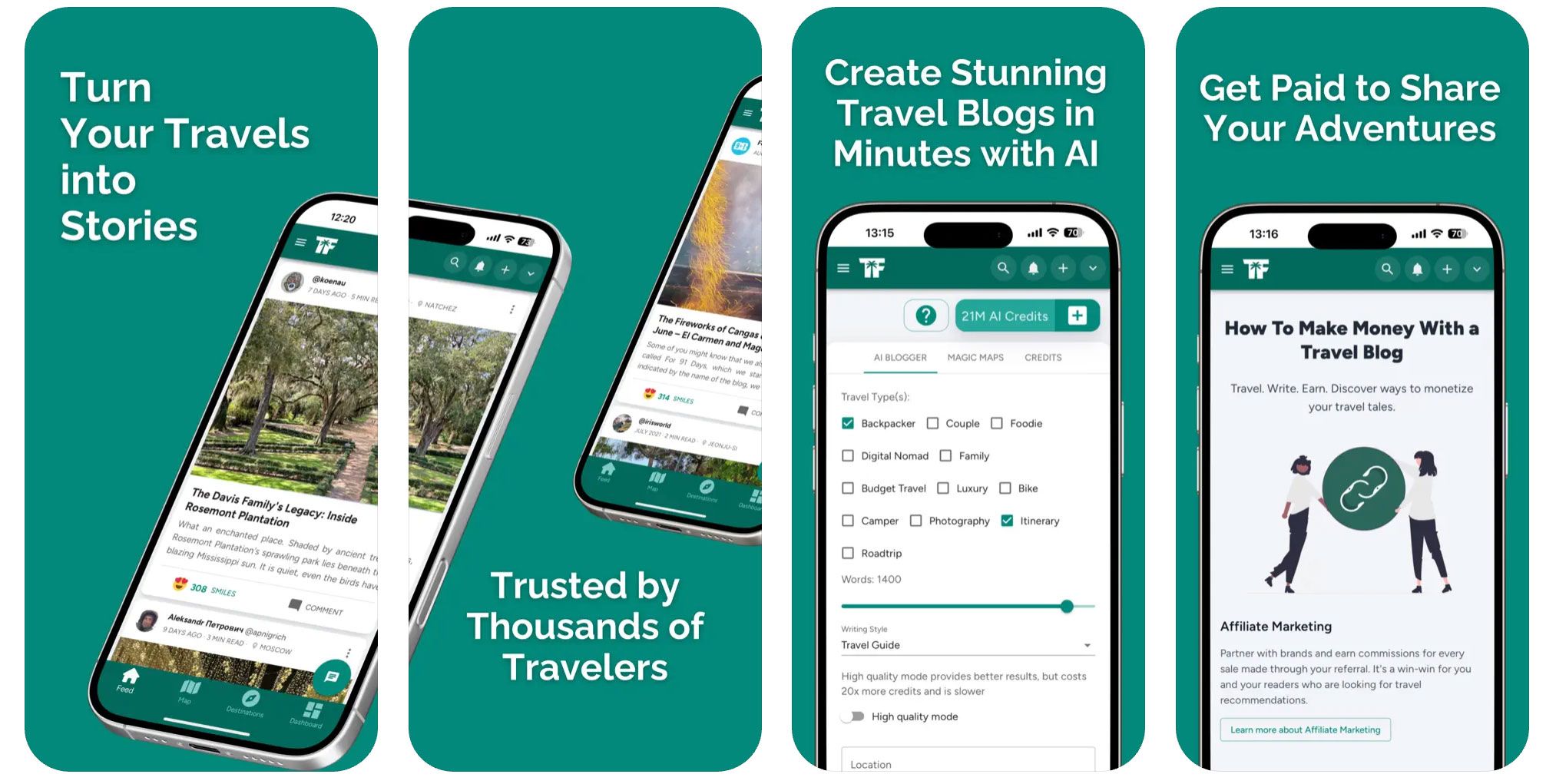 Updates for TravelFeed & truvvl Apps
