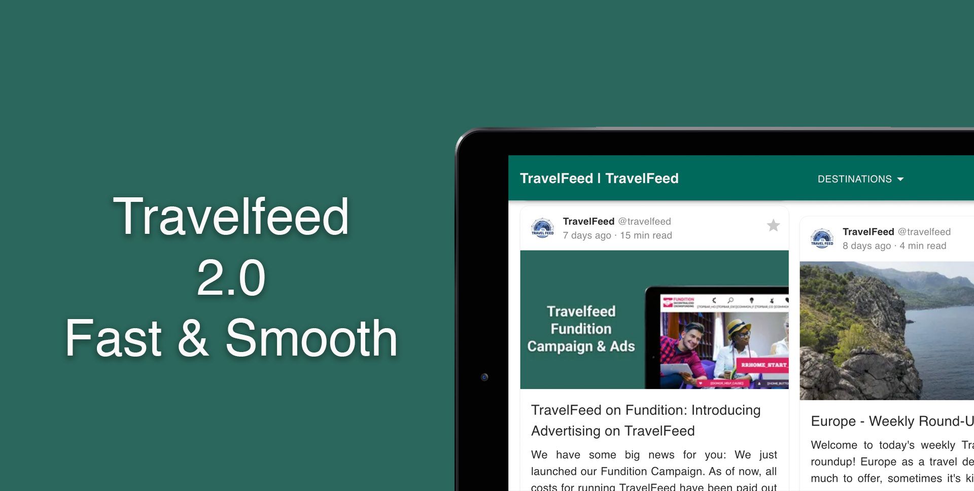 Launching TravelFeed 2.0