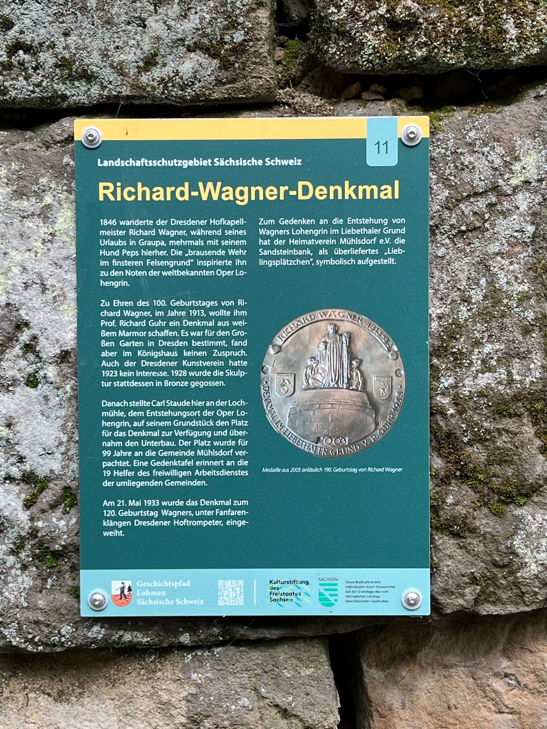 The Richard Wagner Monument in Saxon Switzerland: A cultural heritage