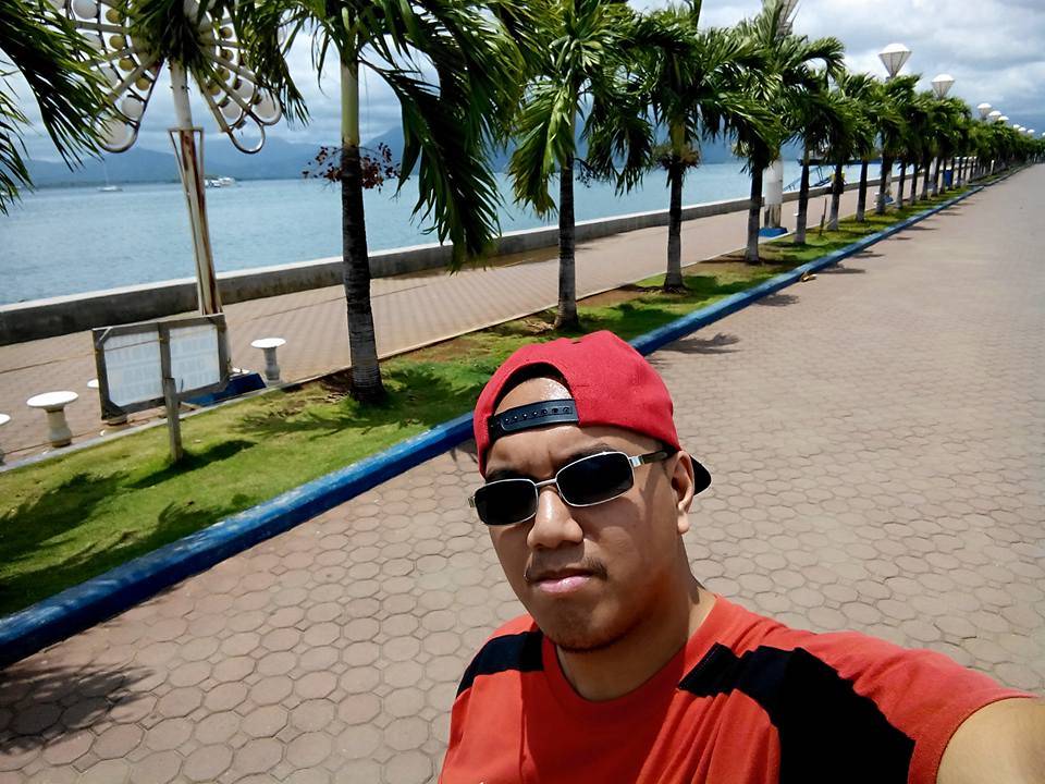 Me at the Puerto Princesa City Baywalk Park