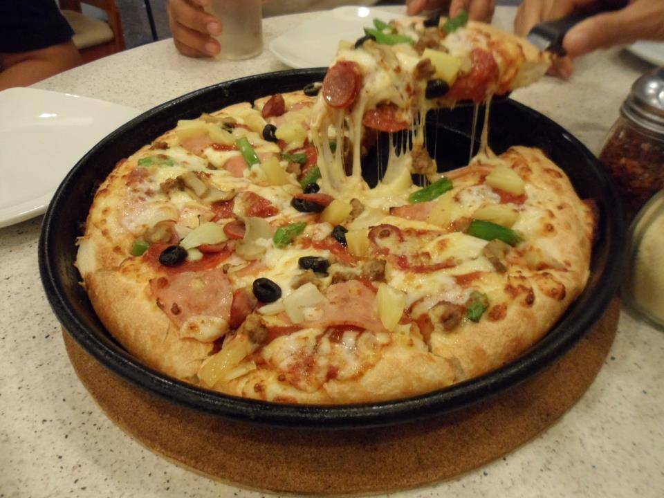 Since we’re hungry, let’s have some pizza!