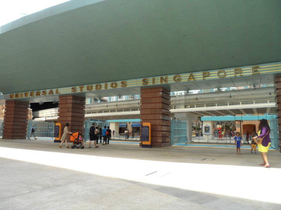 Entrance area of the Universal Studios Singapore