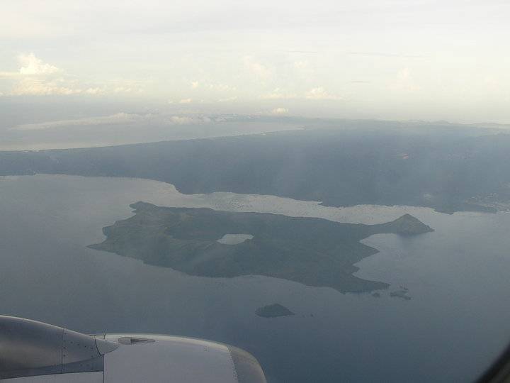 Taal Volcano from above