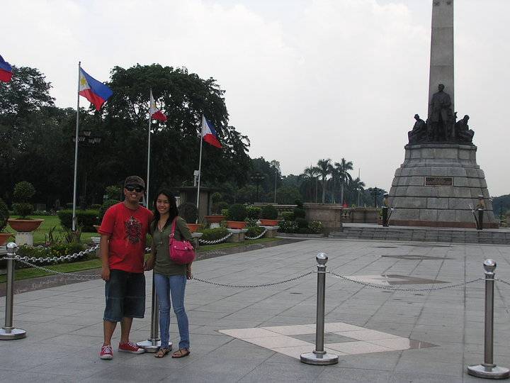 Time for our pose at the Luneta Park
