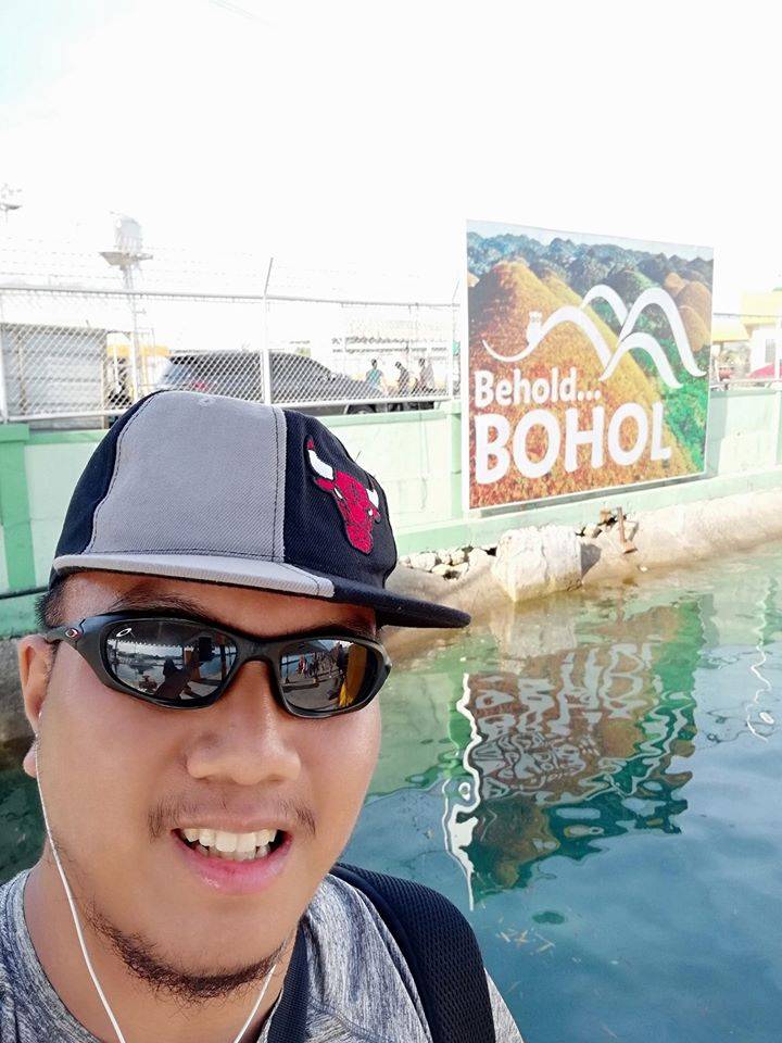 Touchdown at the Tagbilaran port in Bohol