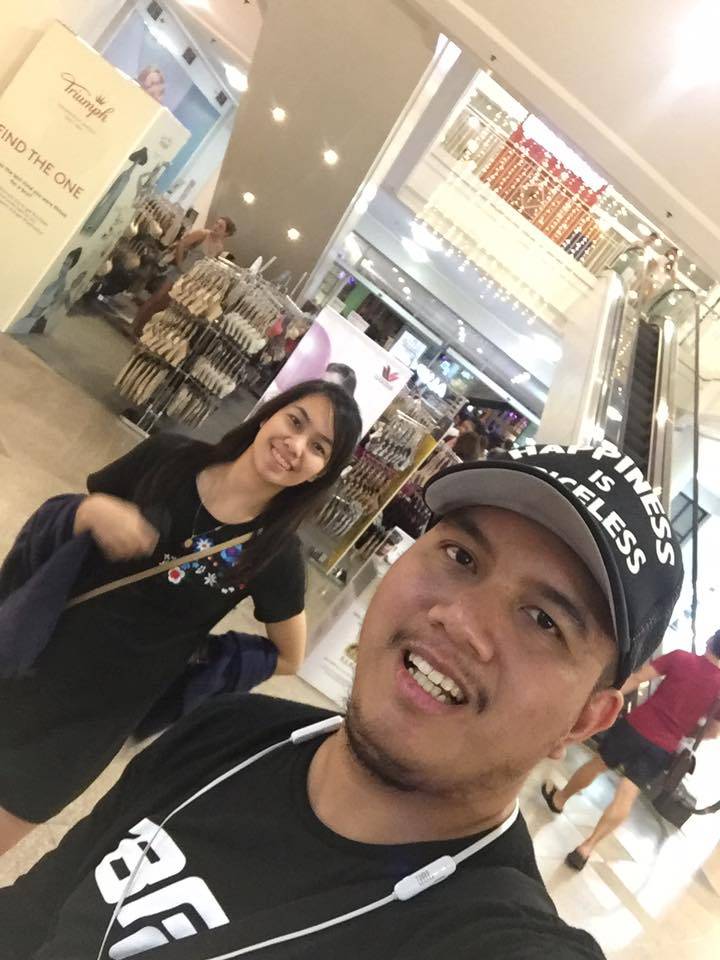 My sis and I at the Ayala Malls Cebu