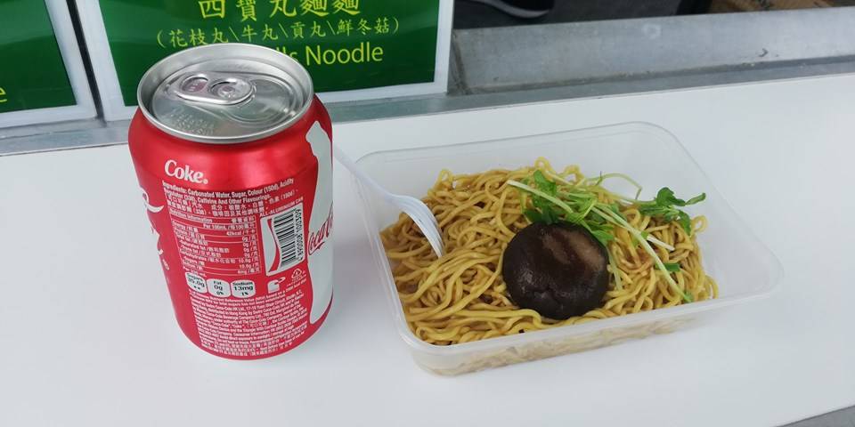 My noodle snack in Disneyland Hong Kong
