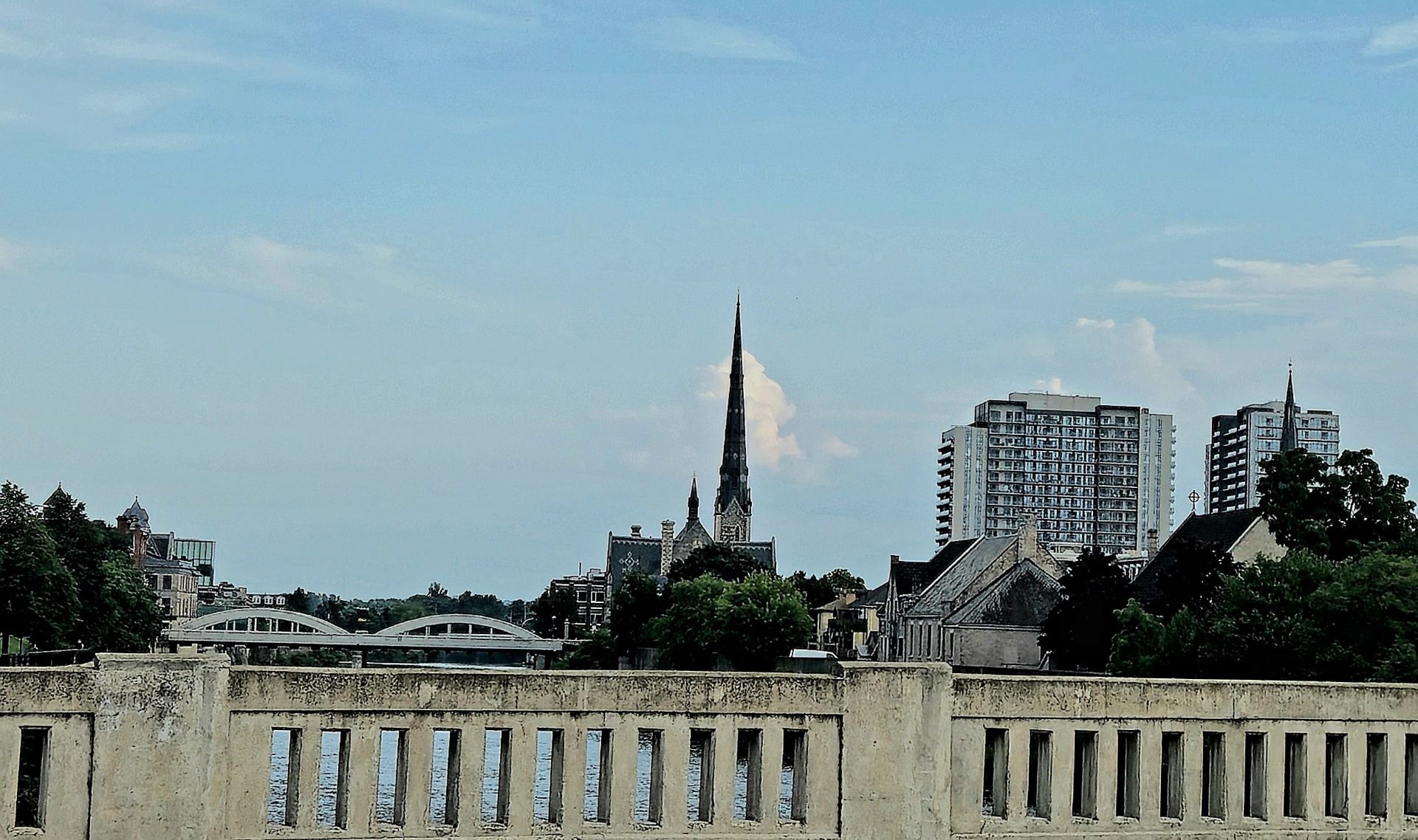 Looking opposite, southward, towards the multitude of churches;