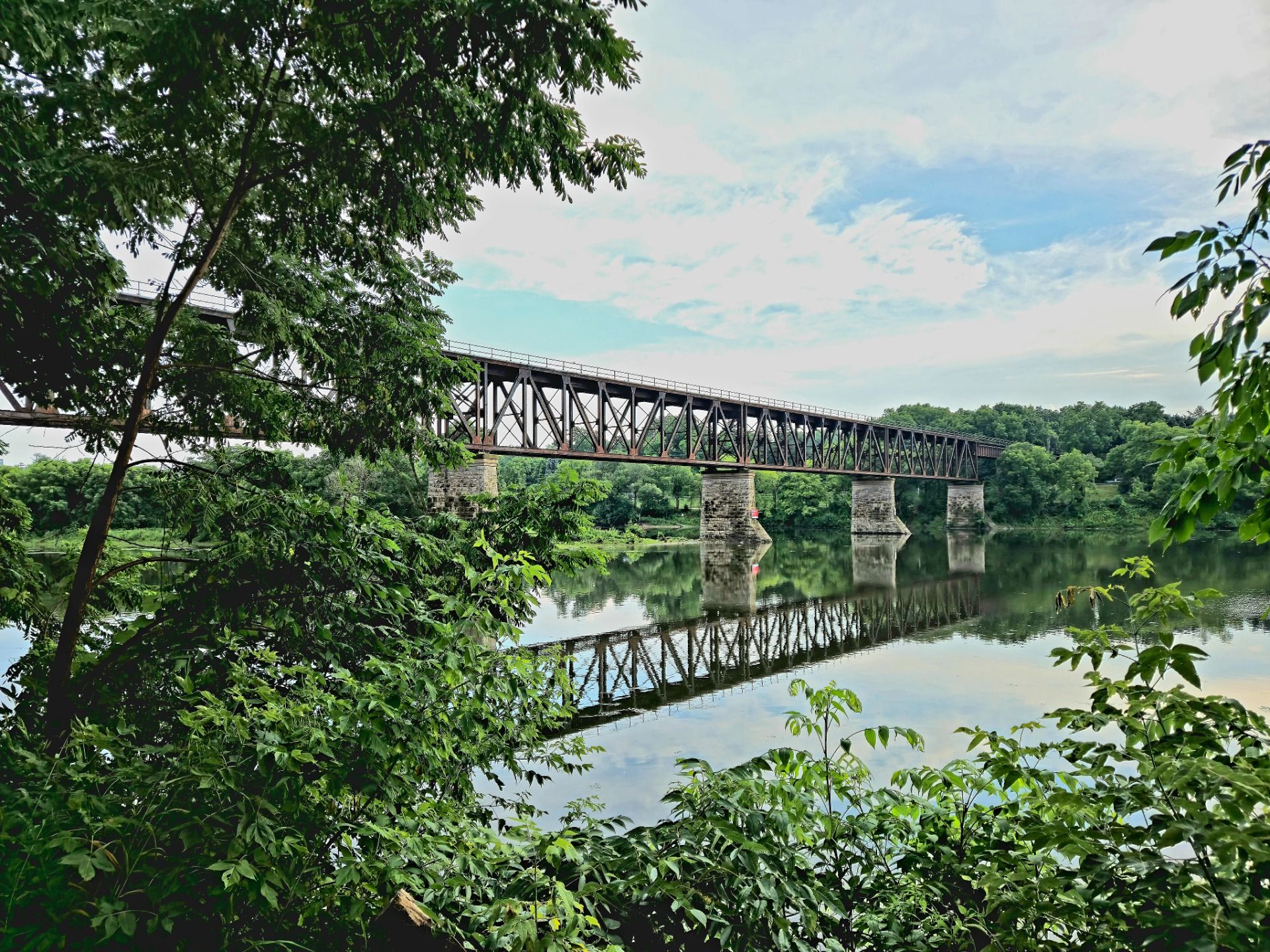 On the banks of the Grand River