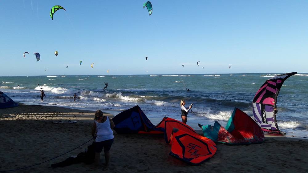 Cabarete Beach:  A kite-surfing paradise