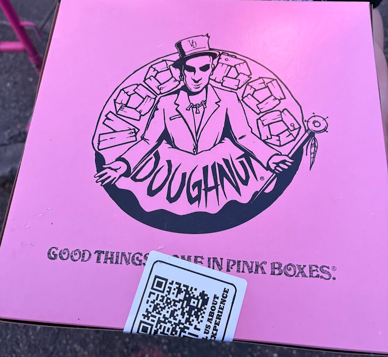 Good things come in pink boxes.