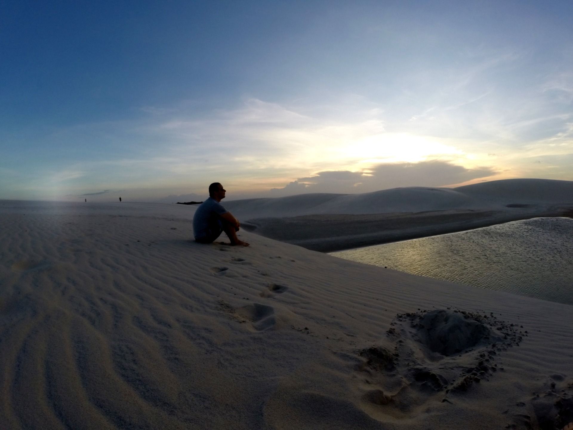 sunset at dunes