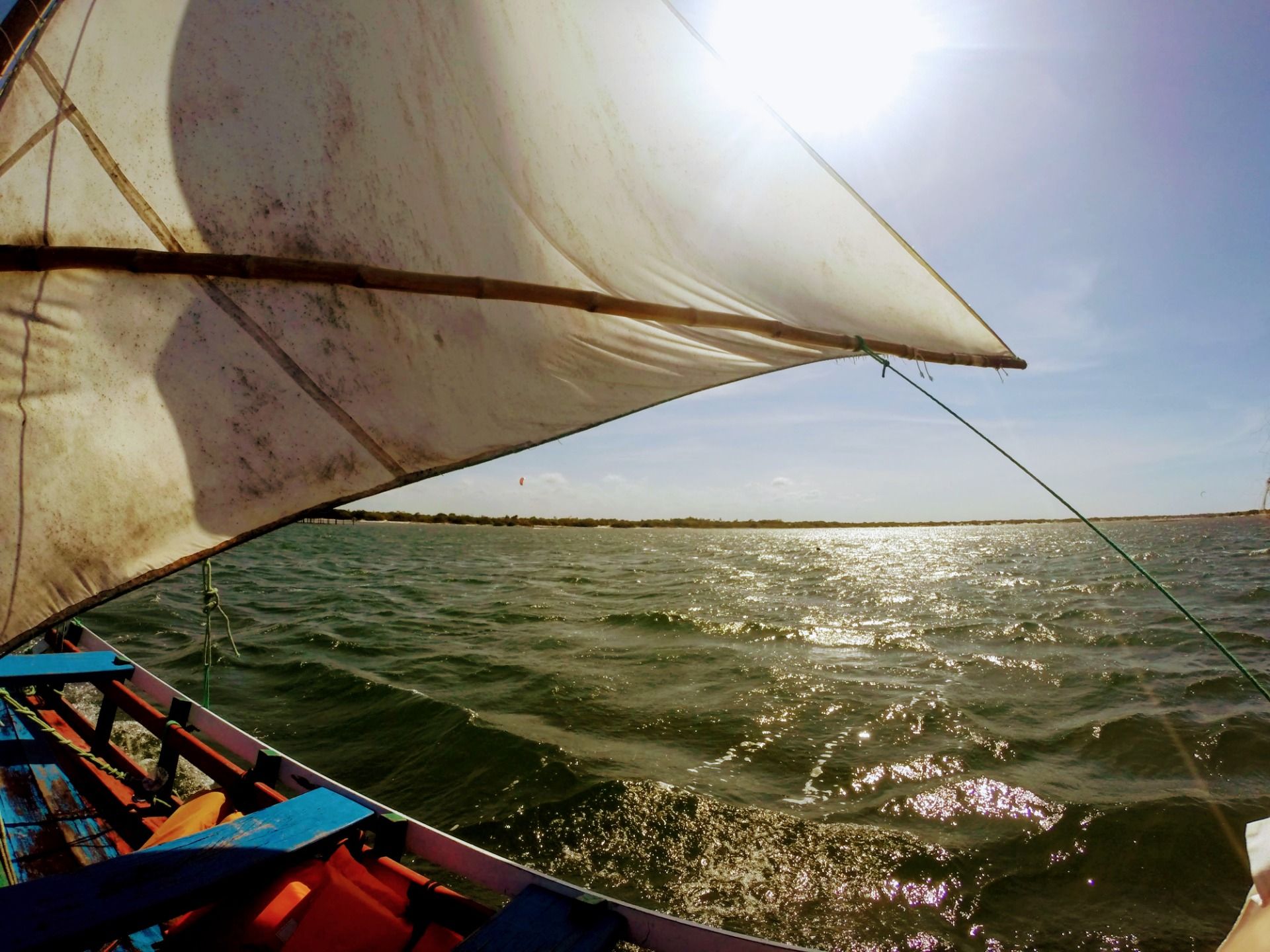 great wind - going to the restaurant