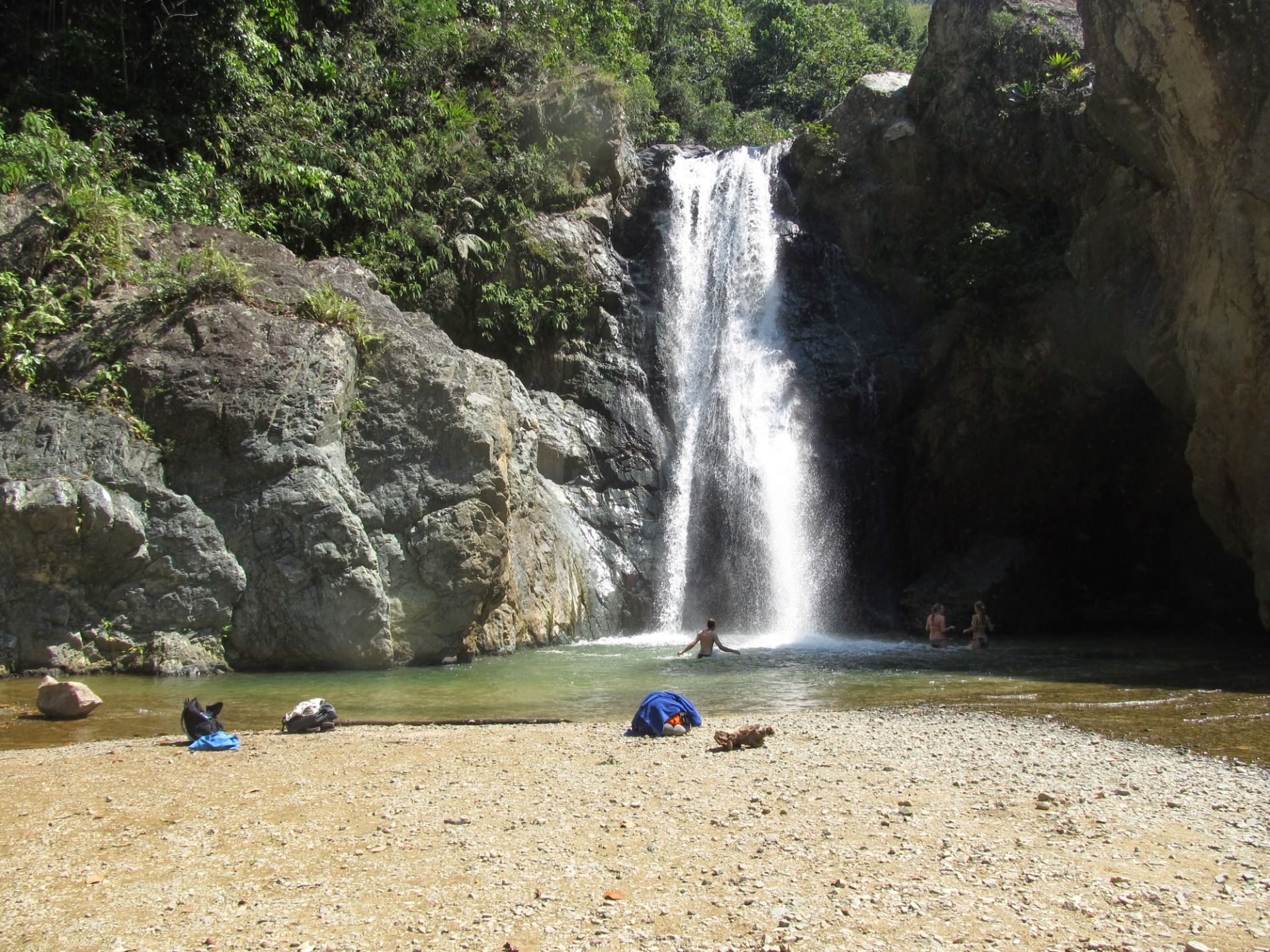 Moim zdaniem był najpiękniejszym ze wszystkich trzech wodospadów Jarabacoa