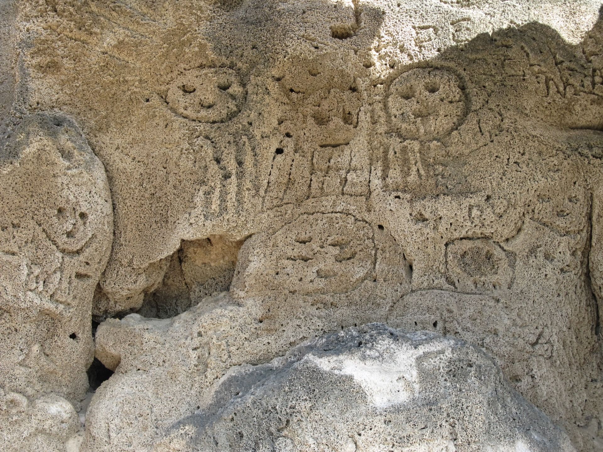 Niestety, tylko tyle zostało po kulturze Indian Taino w tym miejscu.