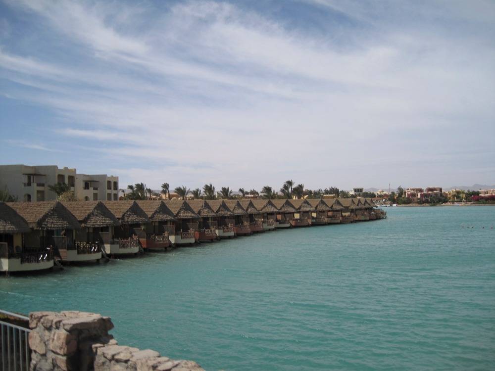 One of the many canals in El Gouna