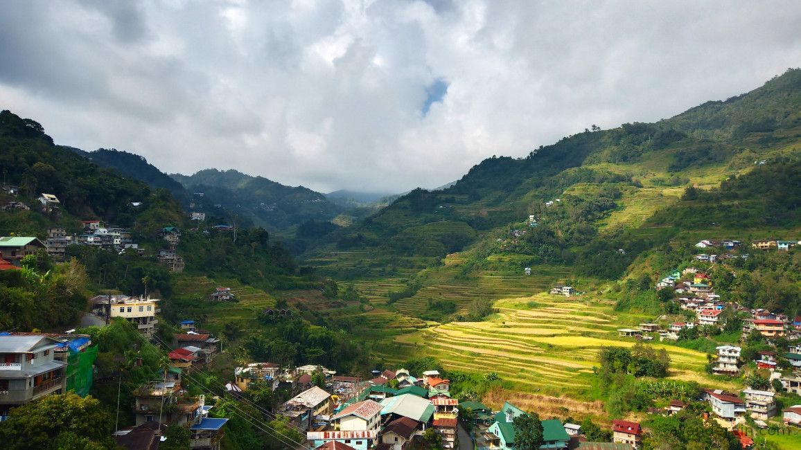 overlooking Banaue town