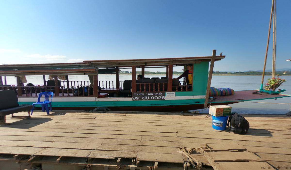 Slow boat from Huay Xai to Pakbeng