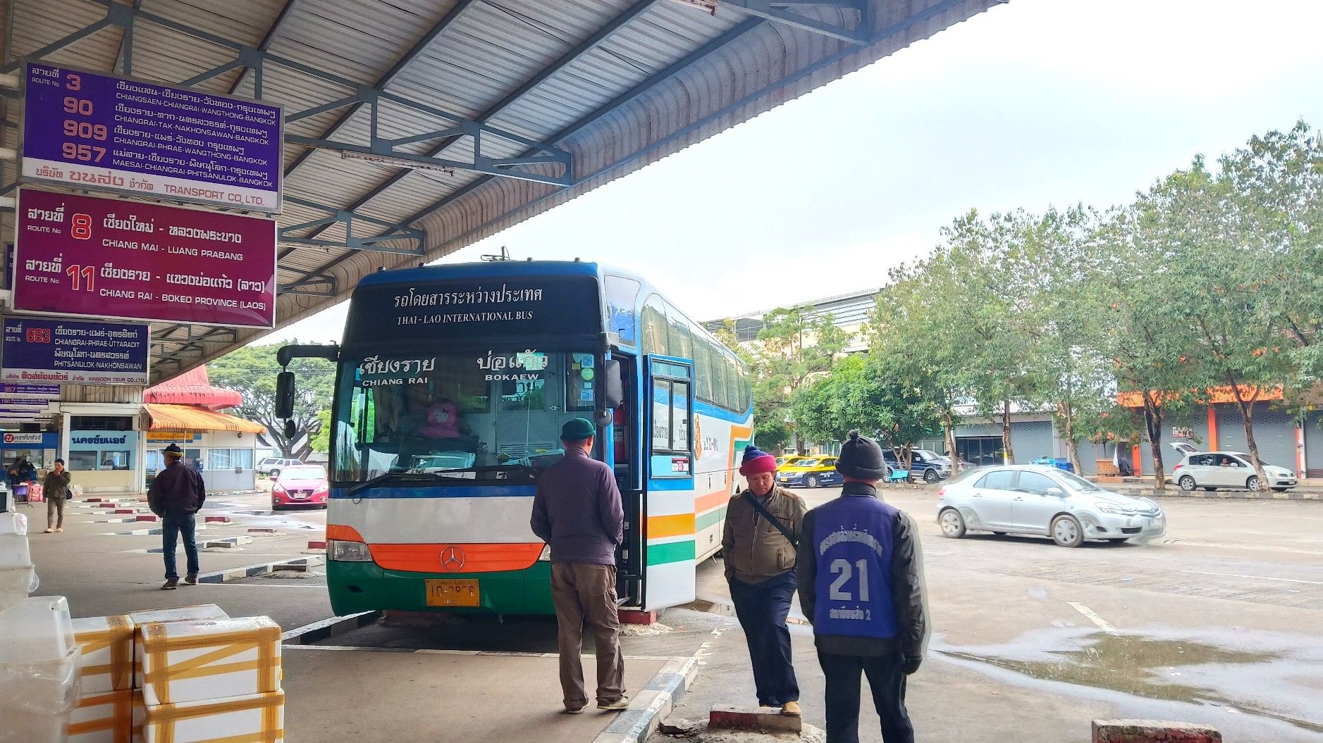 Chiang Rai to Chang Khong bus terminal