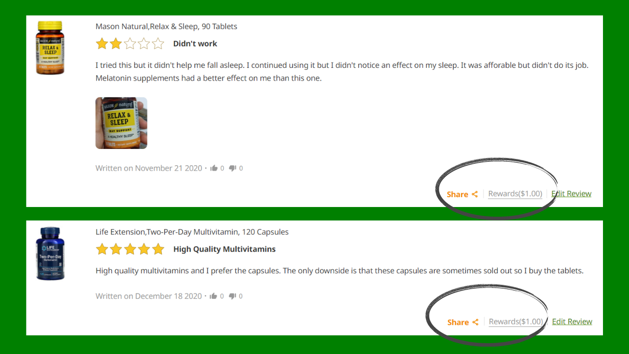 It doesn’t matter if you give the product a low or high rating, as long as it’s an honest and informative review.