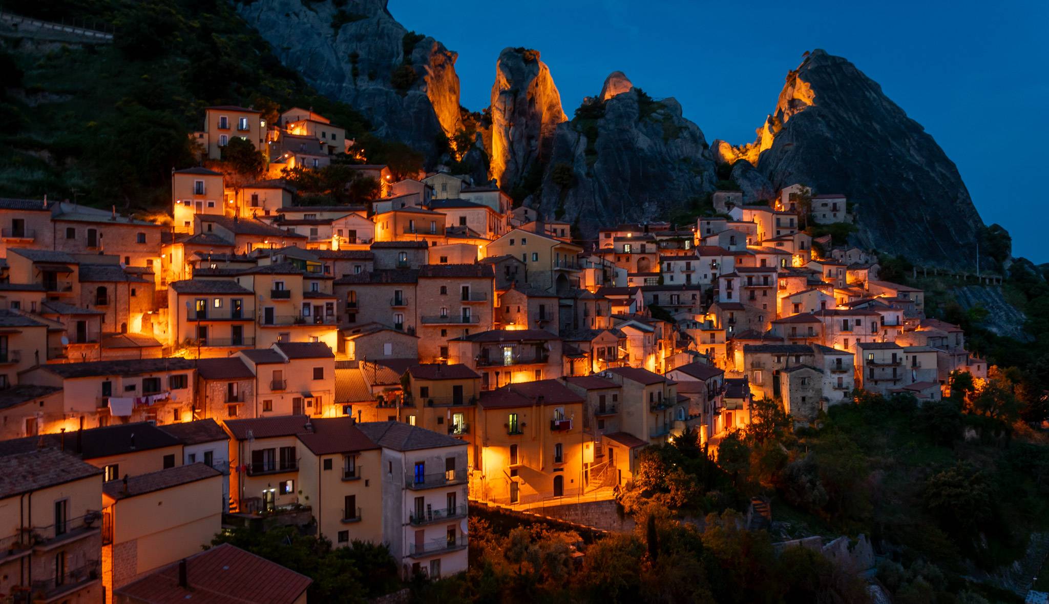 Castelmezzano view from our apartment. It’s one of the most beautiful towns I’ve ever been to!