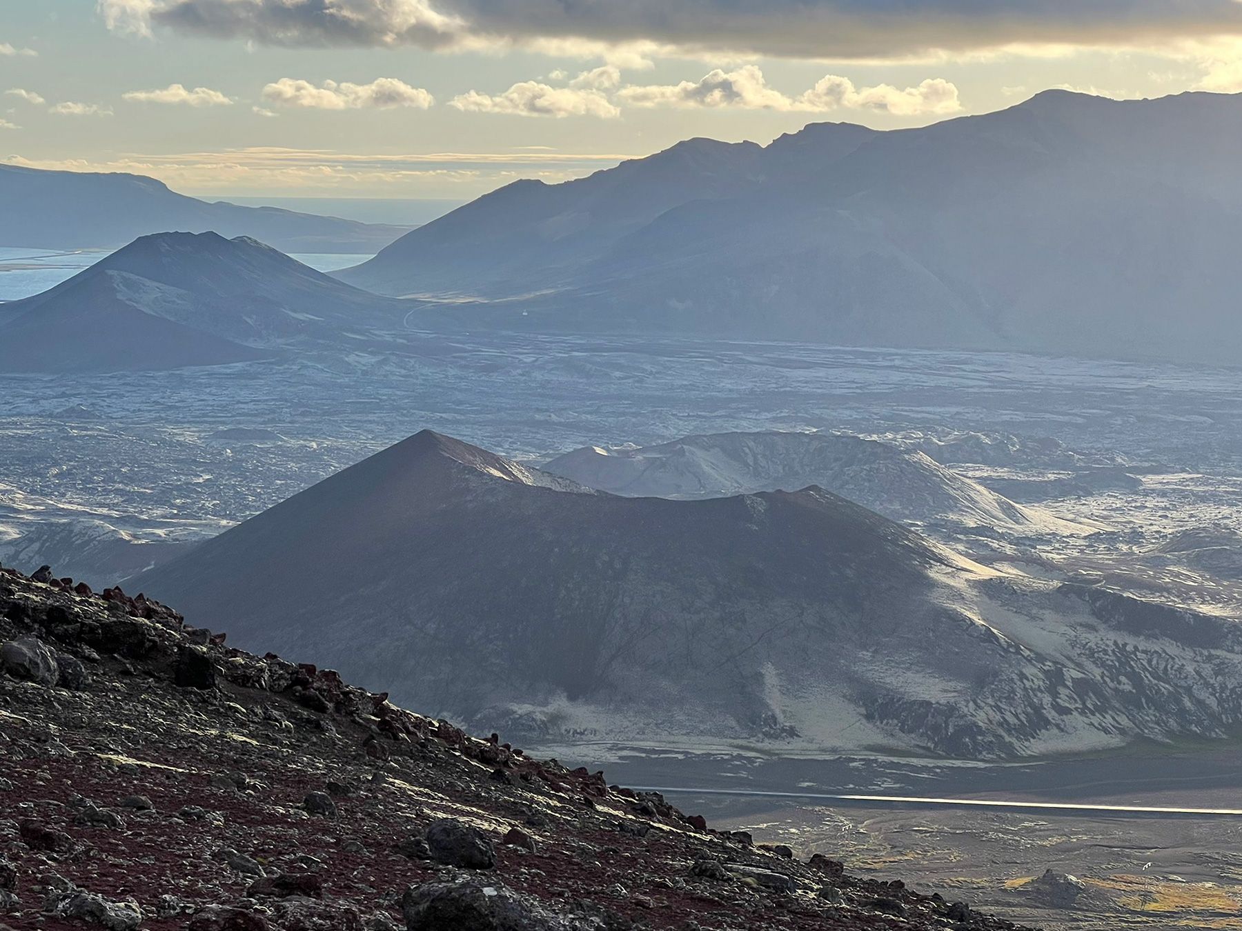 Wokół półwyspu Snæfellsnes |10| Berserkjahraun - kratery zamiast planu
