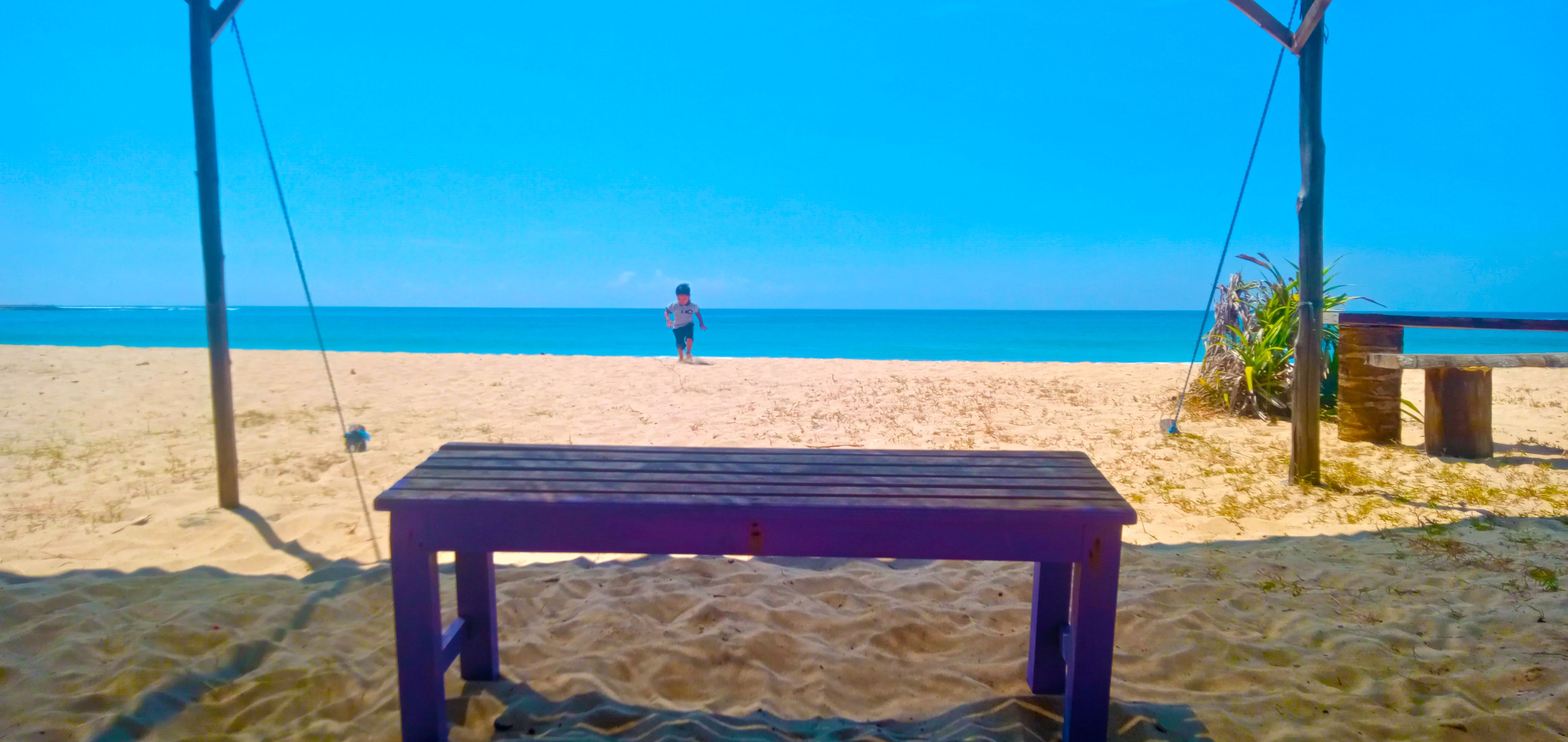 When the Little One Starts Running, I Take This Picture With a Smartphone Camera