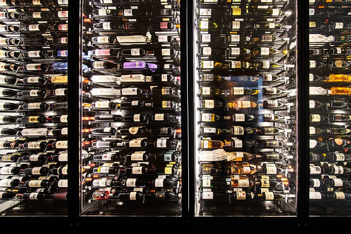 The wine list at the Galerija Okusov restaurant is extensive.