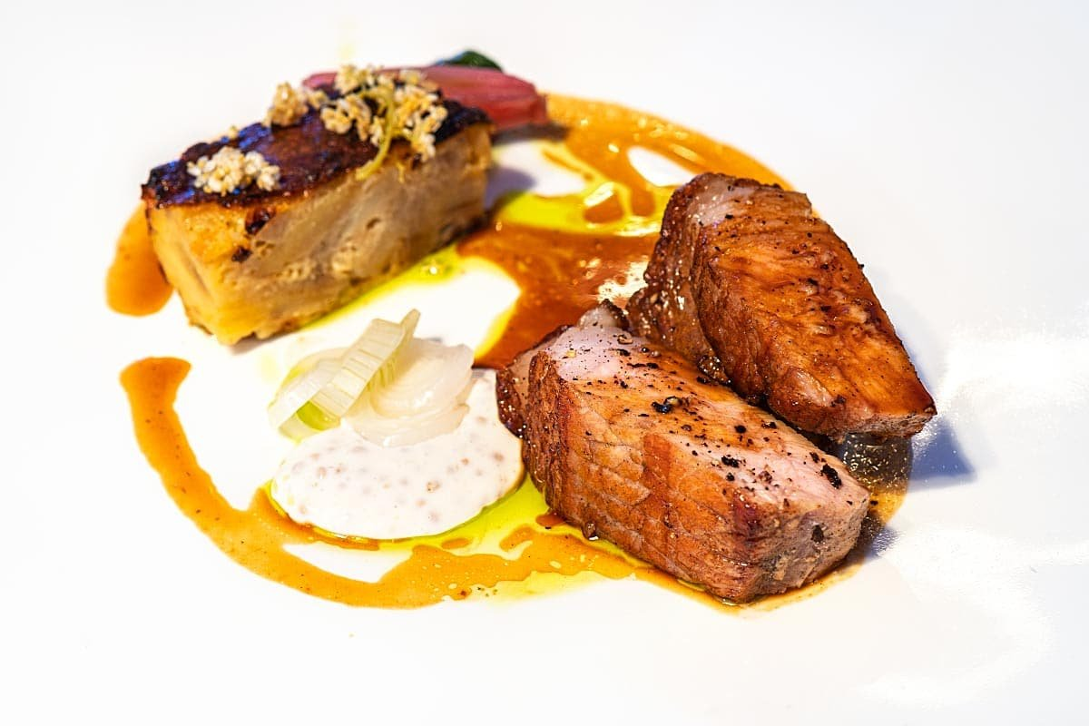 Slovenian native Black Belted pig, is praised for its tender, juicy and aromatic meat.