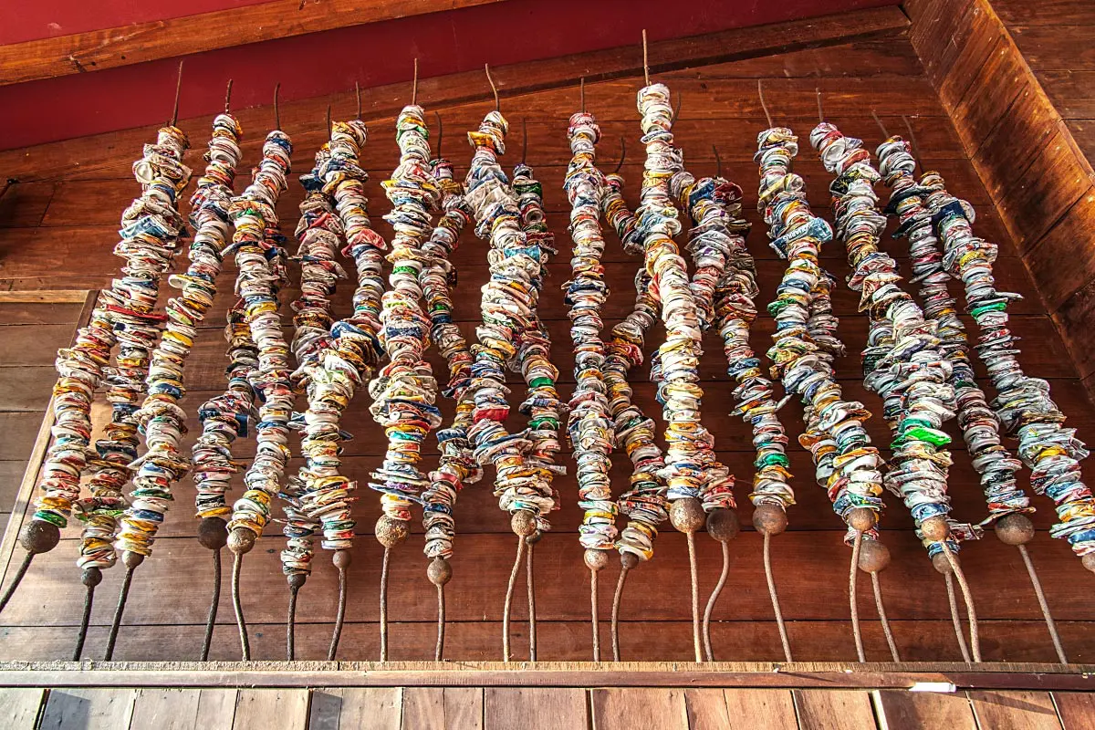 We love this meaningful art piece, it keeps us on track to produce as little waste as possible.