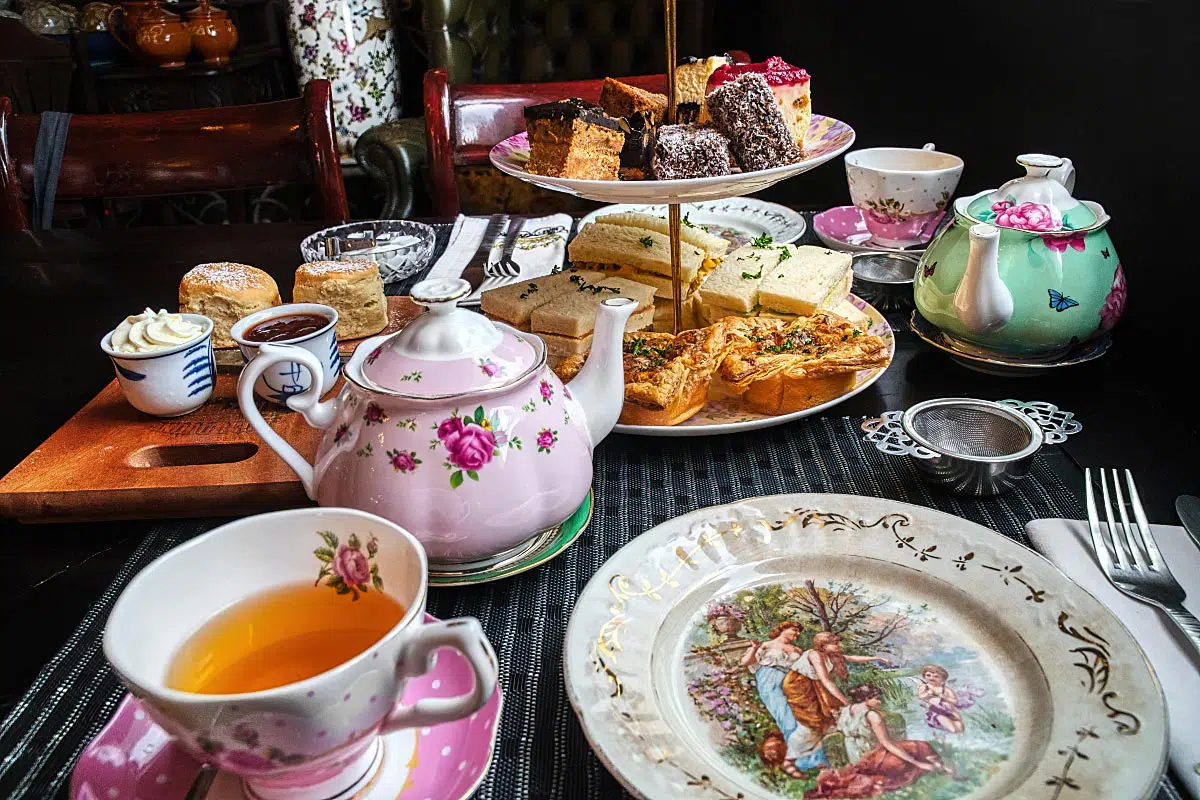 Now when we have tea, we can enjoy the treats.