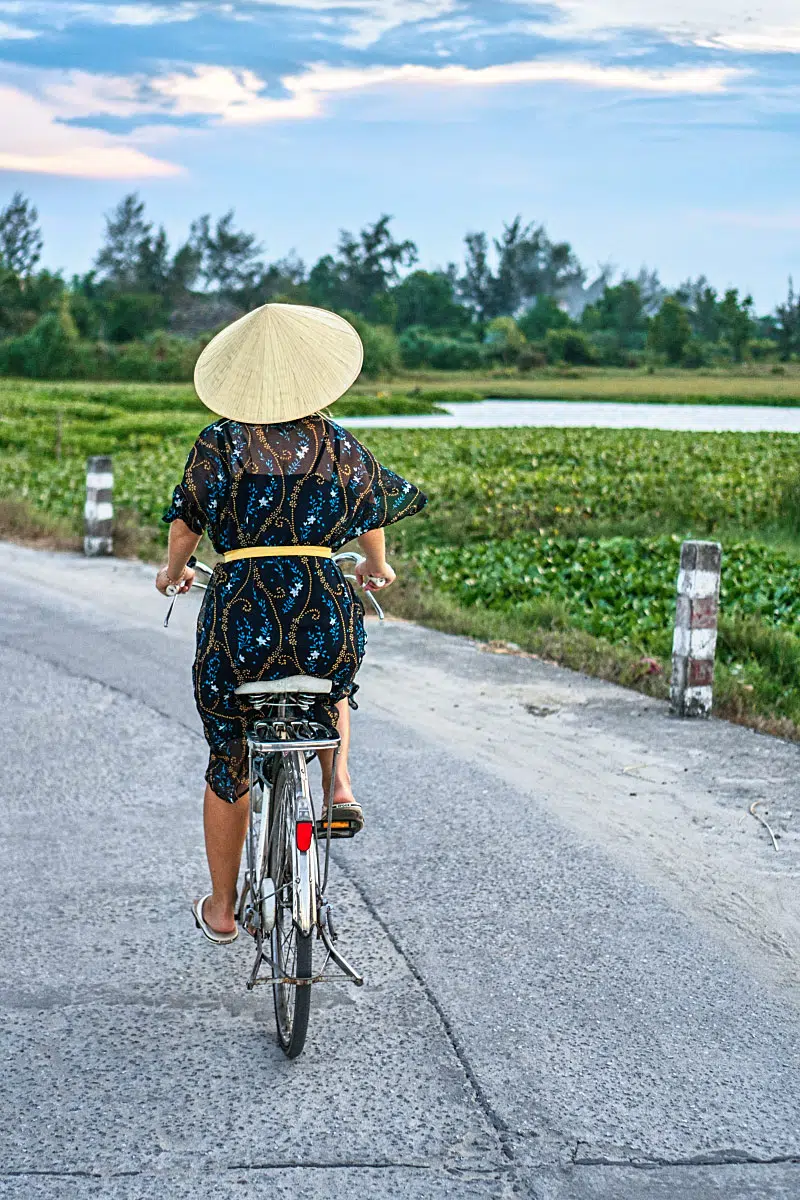 Cycling around Hoi An is a must!