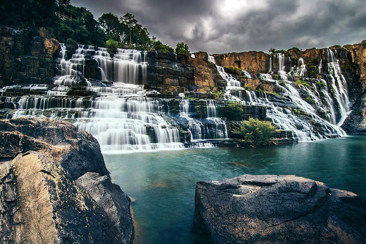 For about 0,50 USD you can see Pongour Waterfall up close. As you can see it is very impressive.