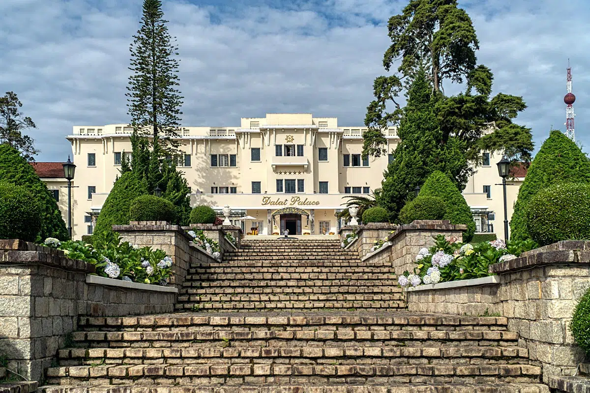 Dalat Palace has some issues with food but the place itself is nice, though.